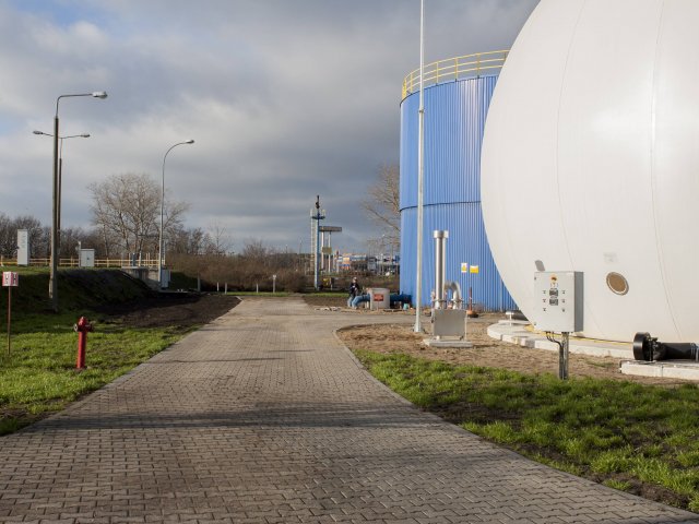 16. Droga dojazdowa do zbiorników biogazu